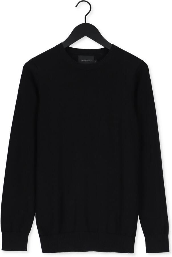 Saint Steve Stijlvolle Pullover Trui Zwart Heren - Foto 3