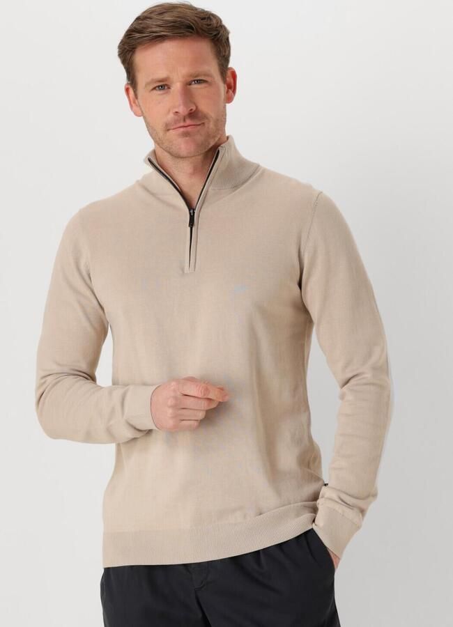 Saint Steve Beige Half Zip Sweater Beige Heren - Foto 4