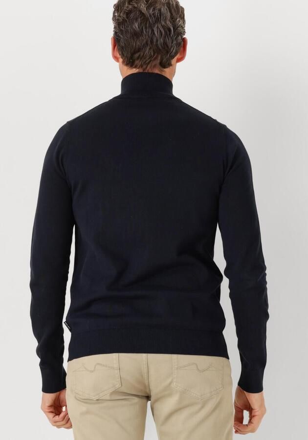 Saint Steve Navy Blue Half Zip Sweater Black Heren - Foto 2
