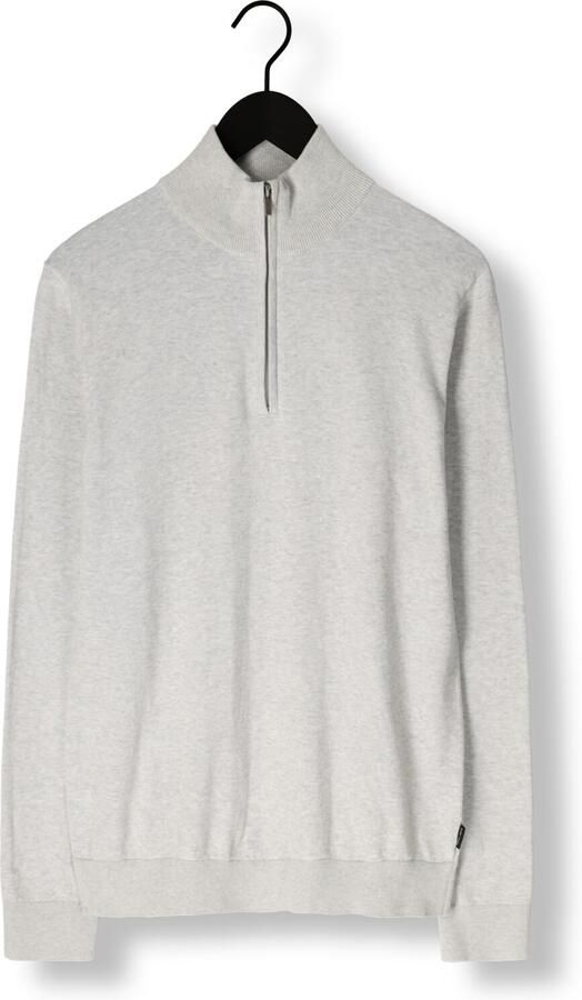 Saint Steve Grijze Half Zip Trui voor Mannen Gray Heren - Foto 3