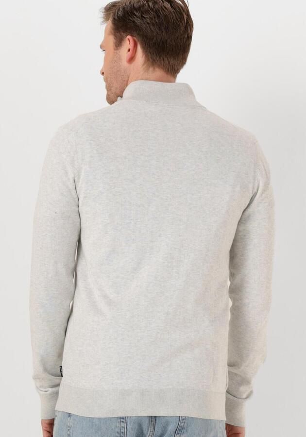 Saint Steve Grijze Half Zip Trui voor Mannen Gray Heren