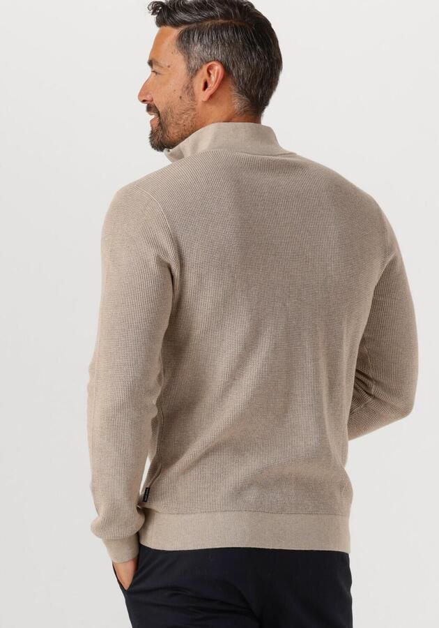 Saint Steve DOMINIC trui met ingebreid patroon ecru