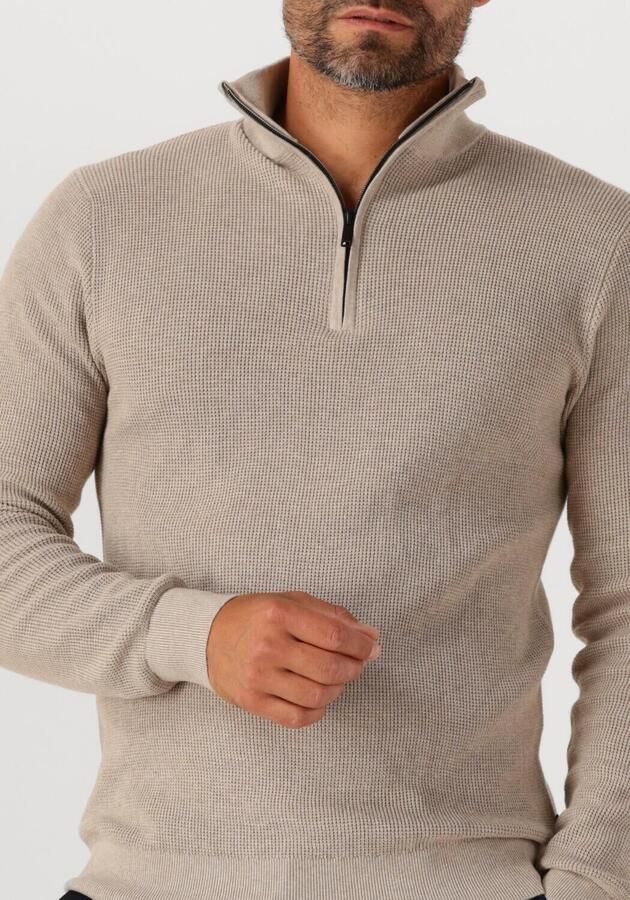 Saint Steve DOMINIC trui met ingebreid patroon ecru - Foto 2