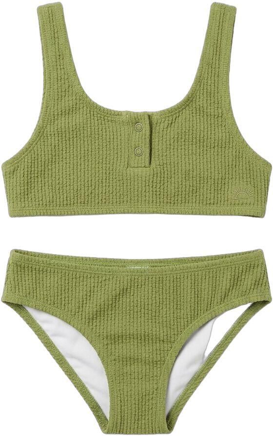 SALTED STORIES Meisjes Zwemkleding Glitter Crinkle Bikini Groen