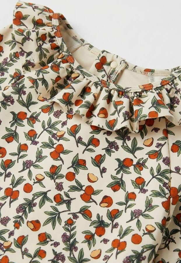 SALTED STORIES Meisjes Zwemkleding Pomme Flower Bodysuit Ecru