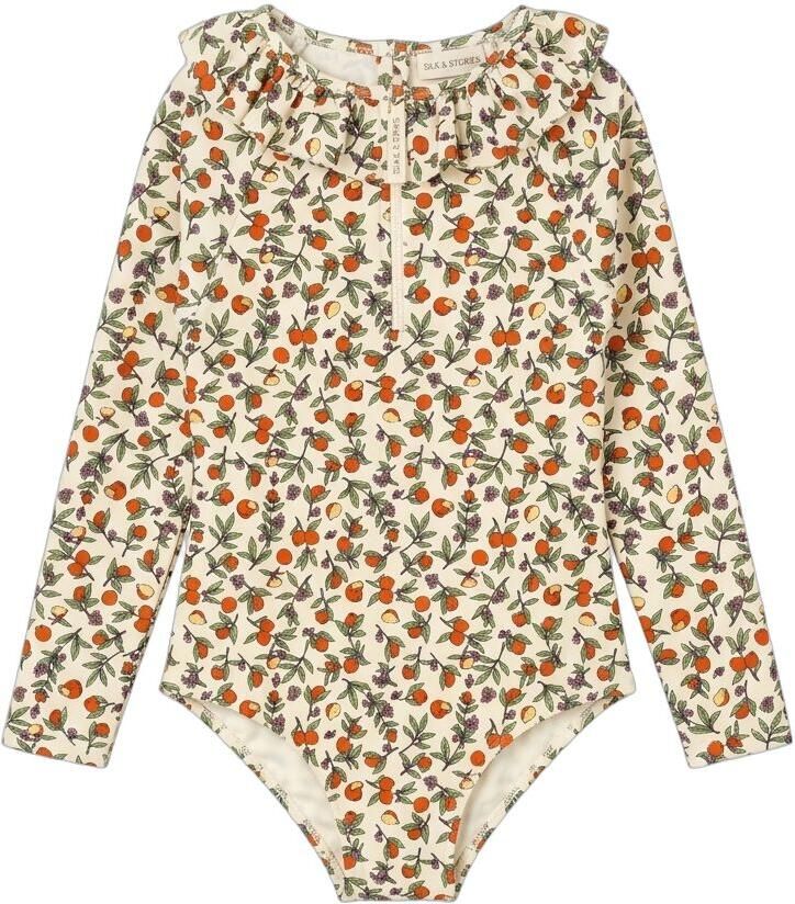 SALTED STORIES Meisjes Zwemkleding Pomme Flower Bodysuit Ecru - Foto 2
