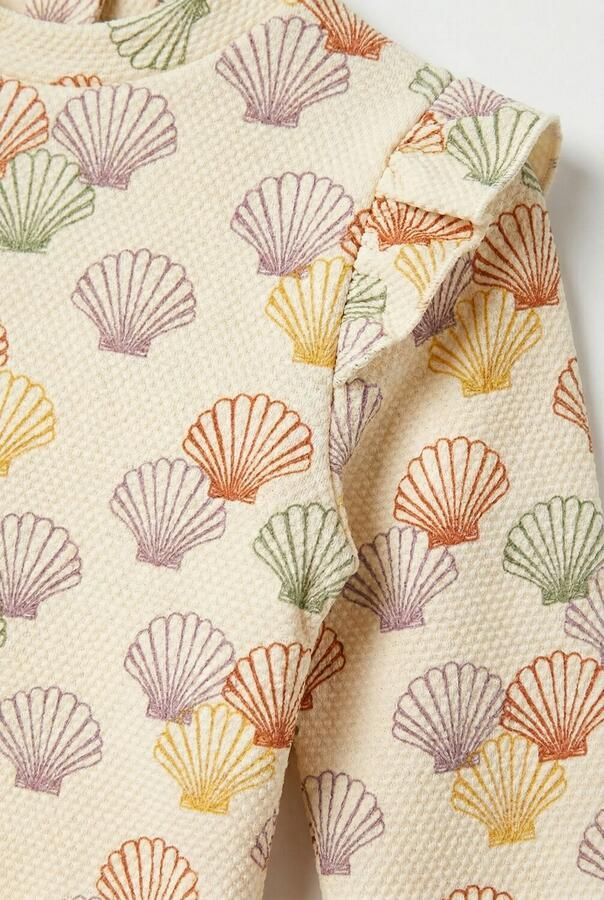 SALTED STORIES Meisjes Zwemkleding Shells Bodysuit Creme - Foto 3