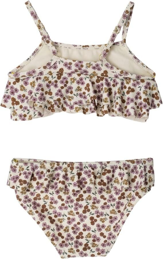 SALTED STORIES Meisjes Zwemkleding Sparkly Flower Bikini Creme - Foto 3