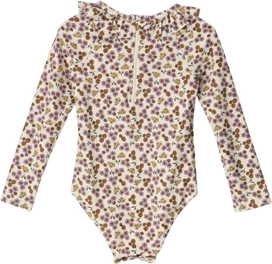 SALTED STORIES Meisjes Zwemkleding Sparkly Flower Bodysuit Creme - Foto 2