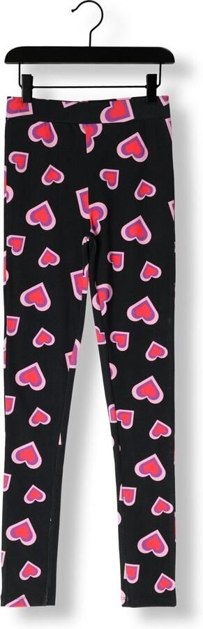 SALTY STITCH Meisjes Broeken Hearts Skinny Legging Zwart