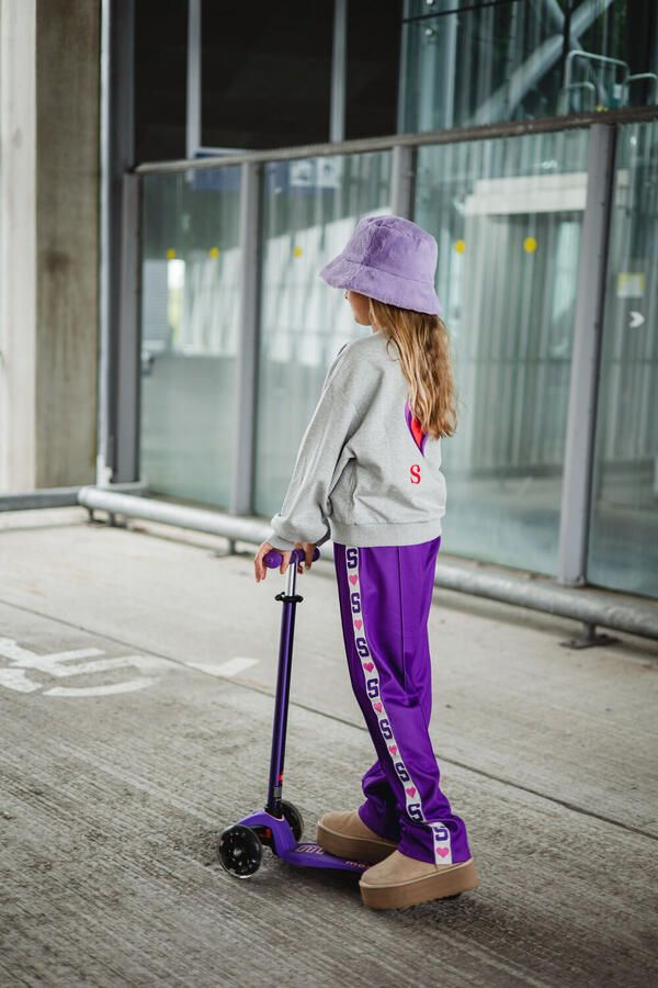 Salty Stitch Meisjes Broeken Track Pants Paars