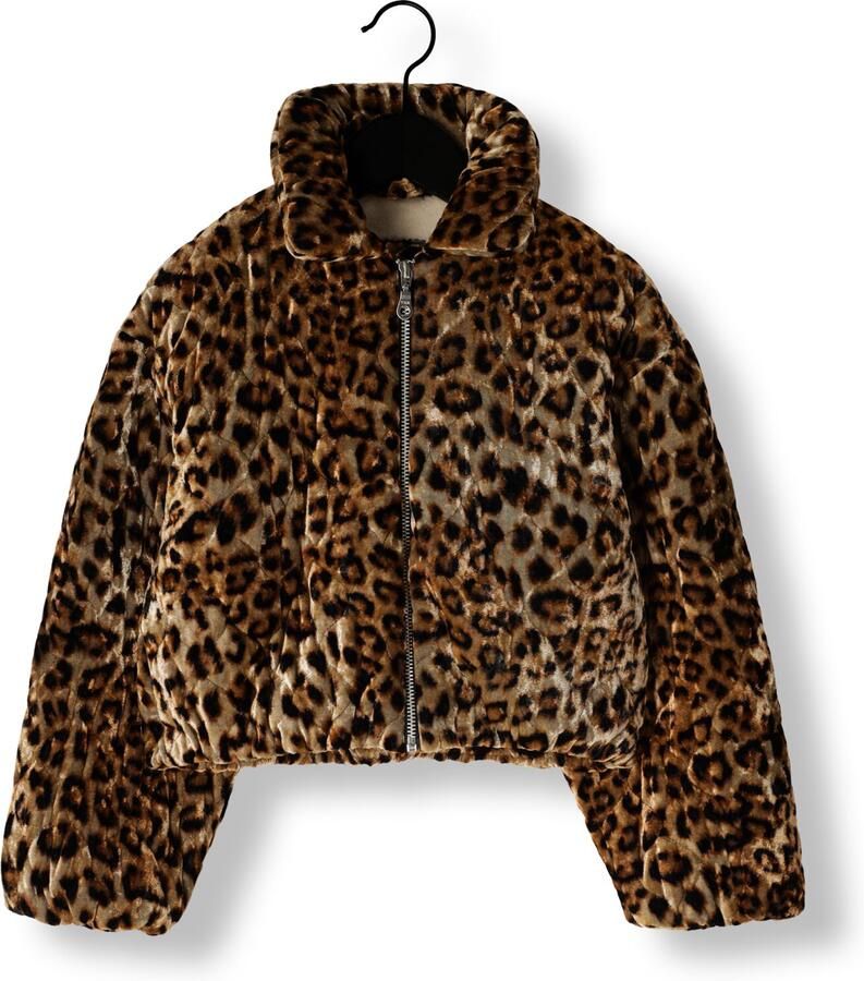 Salty Stitch Meisjes Jassen Panther Bomber Jacket Bruin - Foto 3