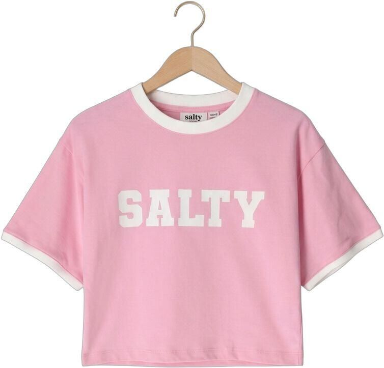 SALTY STITCH Meisjes Tops & T-shirts Salty Cropped Tee Roze