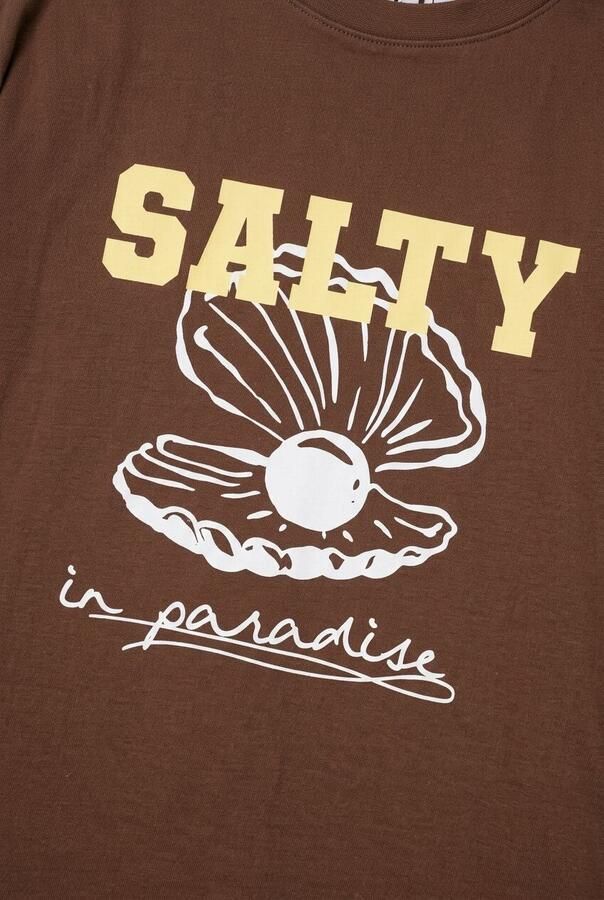 SALTY STITCH Meisjes Tops & T-shirts Salty Pearl Tee Bruin