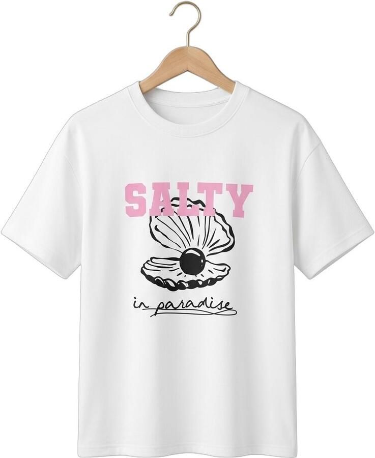 SALTY STITCH Meisjes Tops & T-shirts Salty Pearl Tee Wit