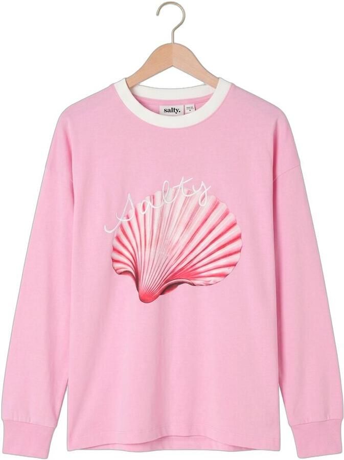 SALTY STITCH Meisjes Tops & T-shirts Salty Shell Skater Tee Roze