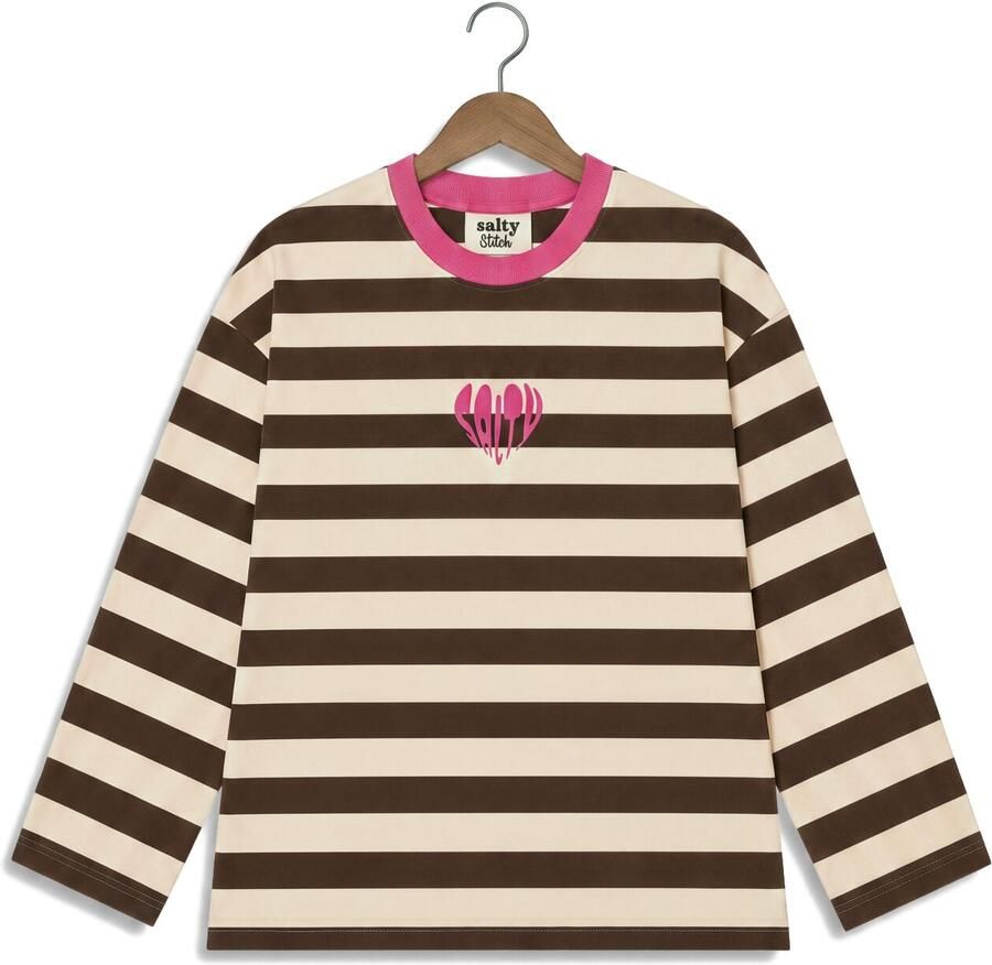 SALTY STITCH Meisjes Tops & T-shirts Salty Skater Tee Stripes Multi