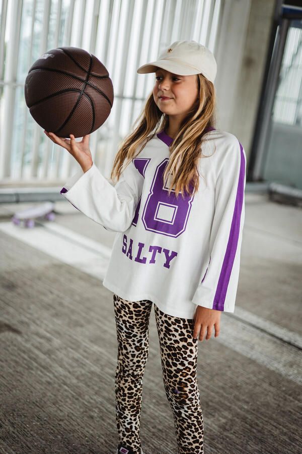 Salty Stitch Meisjes Tops & T-shirts Salty Sport Tee Creme - Foto 3