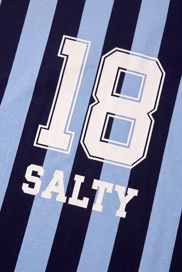 SALTY STITCH Meisjes Tops & T-shirts Salty Sport Tee Stripes Donkerblauw - Foto 2