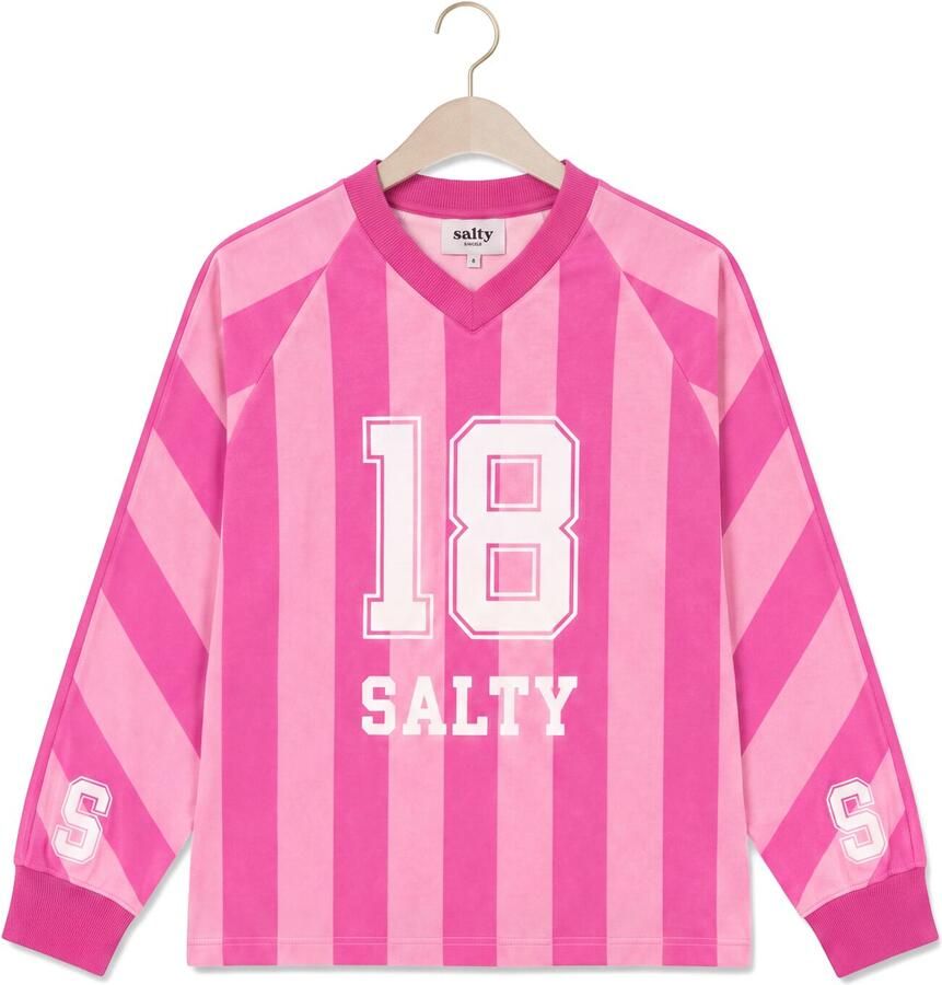 SALTY STITCH Meisjes Tops & T-shirts Salty Sport Tee Stripes Roze