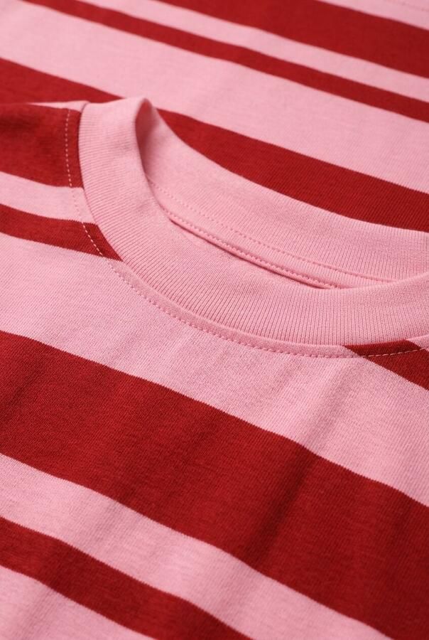 SALTY STITCH Meisjes Tops & T-shirts Salty Stripes Tee Rood - Foto 2