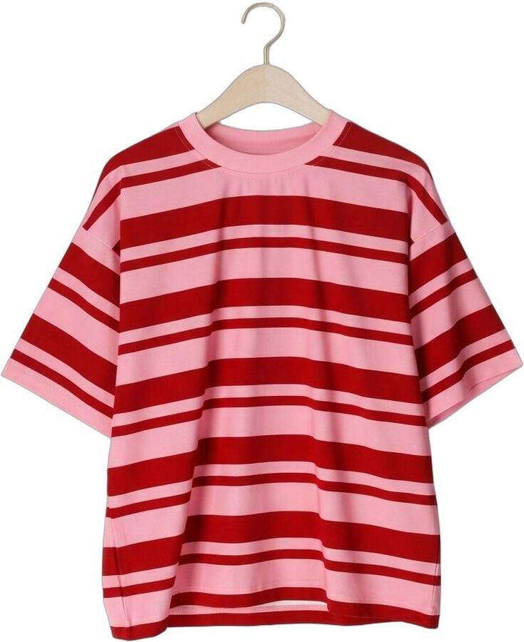 SALTY STITCH Meisjes Tops & T-shirts Salty Stripes Tee Rood