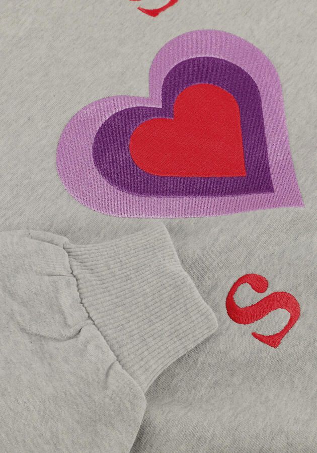 Salty Stitch Meisjes Truien & Vesten Salty Sweater Heart Lichtgrijs - Foto 3