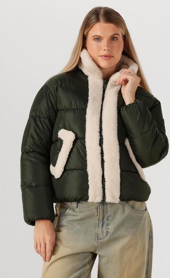 SAVE THE DUCK Dames Jassen Honey Donkergroen - Foto 4