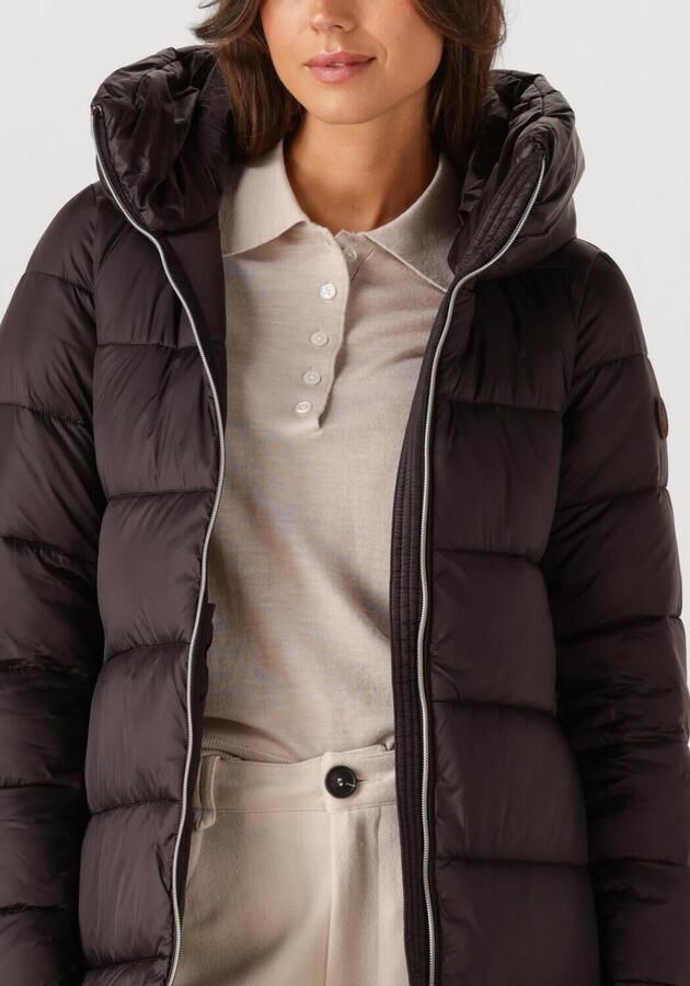 SAVE THE DUCK Gewatteerde lange jas met opstaande kraag model 'LYSA' - Foto 2