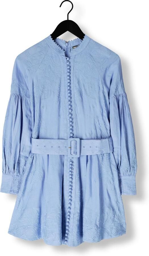 SCARLETT POPPIES Dames Jurken Berite Short Dress Lichtblauw - Foto 3