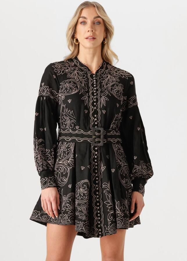 SCARLETT POPPIES Dames Jurken Berite Short Dress Zwart - Foto 4