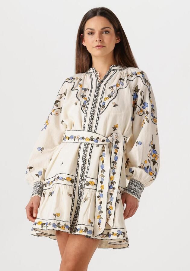 SCARLETT POPPIES Dames Jurken Fiucci Short Dress Ecru - Foto 4