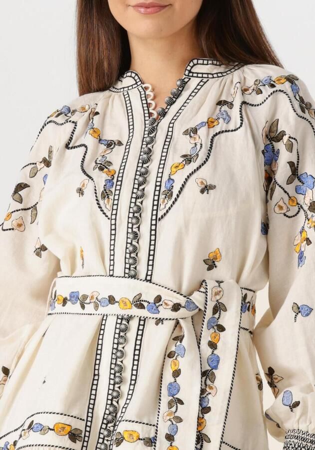 SCARLETT POPPIES Dames Jurken Fiucci Short Dress Ecru