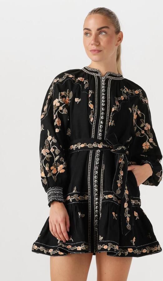 SCARLETT POPPIES Dames Jurken Fiucci Short Dress Zwart - Foto 4