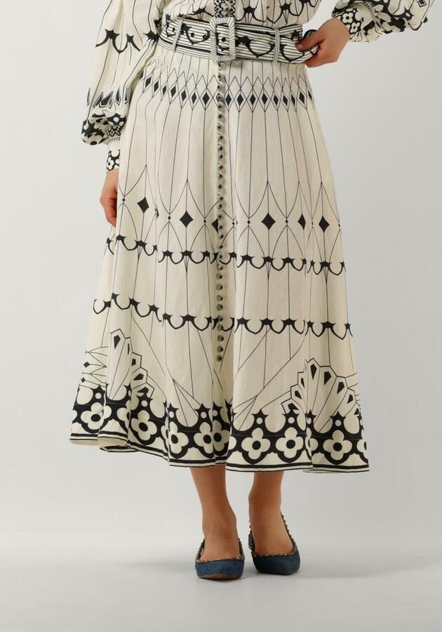 SCARLETT POPPIES Dames Rokken Paula Ecru - Foto 4