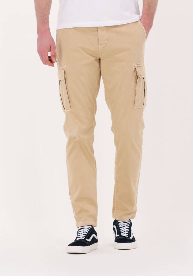 SCOTCH & SODA Heren Broeken Stuart Garment-dyed Regular Slim-fit Chino Beige