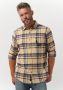Scotch & Soda Beige Casual Overhemd Regular Fit Mid-weight Brused Flannel Check Shirt - Thumbnail 1
