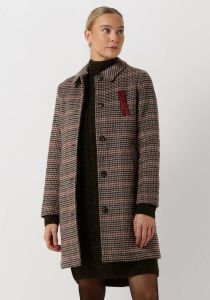 Scotch & Soda Beige Mantel Bonded Classic Wool-blend Tailored Coat