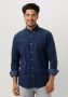 SCOTCH & SODA Heren Overhemden Fine Corduroy Shirt Slim Fit Blauw - Thumbnail 1