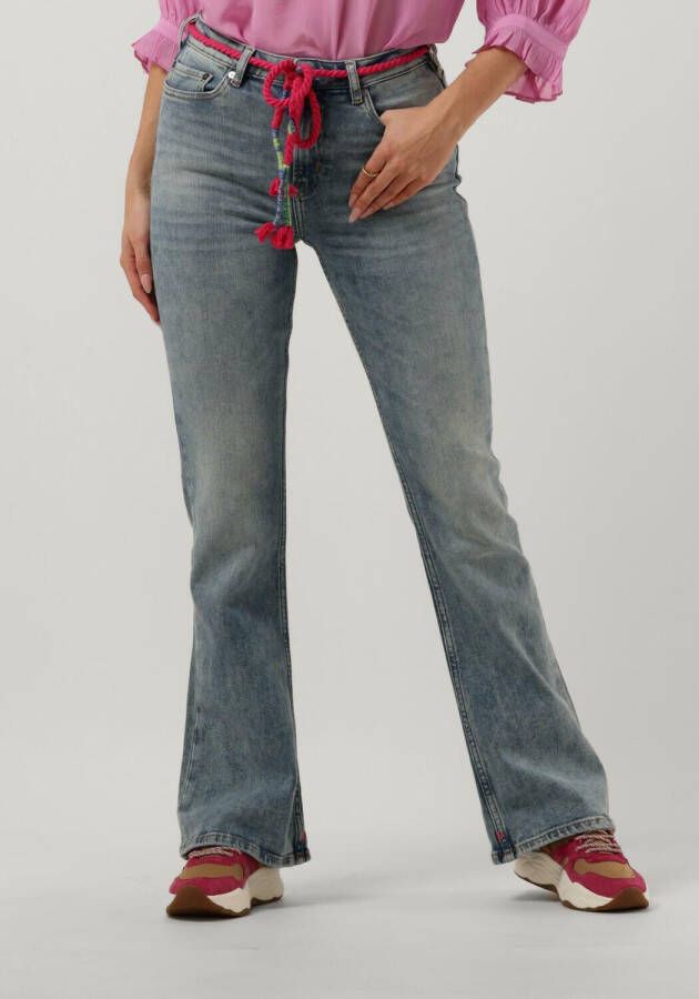 Scotch & Soda Blauwe Flared Jeans The Charm Flared Jeans Summer Shower