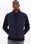 Scotch & Soda Blauwe Gewatteerde Jas Padded Jacket With Knitted Sleeve And Back Panel - Thumbnail 1