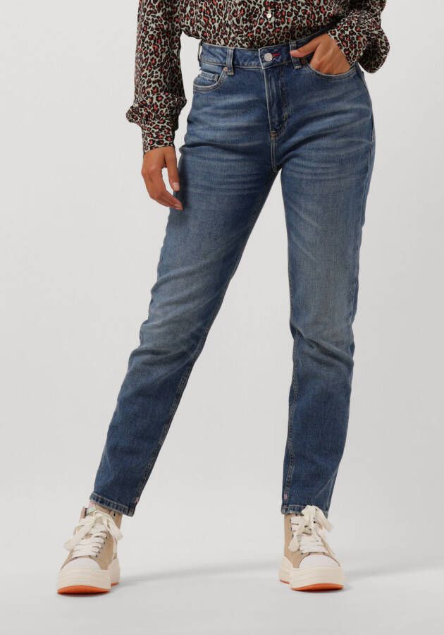 SCOTCH & SODA Dames Jeans Seasonal Essentials High Five Slim Jeans Blauw