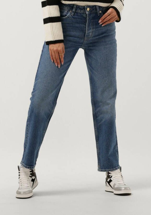 Scotch & Soda Blauwe Straight Leg Jeans Seasonal Essentials The Sky Straight Jeans Windcatcher