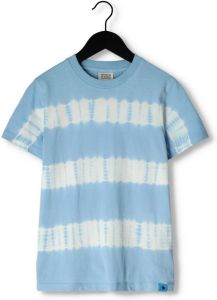Scotch & Soda Blauwe T-shirt Relaxed Fit Short Sleeved Tie-dye