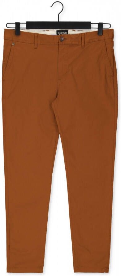 SCOTCH & SODA Heren Broeken Stuart Regular Slim-fit Cognac