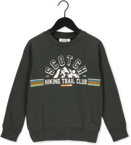 Scotch & Soda Donkergroene Sweater 167574-22-fwbm-d40