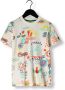 SCOTCH & SODA Jongens Polo's & T-shirts Relaxed Fit All Over Printed Ecru - Thumbnail 1