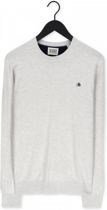 SCOTCH & SODA Heren Truien & Vesten Classic Crewneck Pullover Gebroken Wit - Foto 2