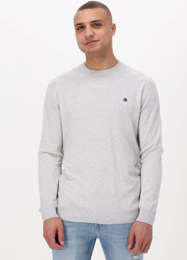 SCOTCH & SODA Heren Truien & Vesten Classic Crewneck Pullover Gebroken Wit