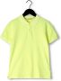 SCOTCH & SODA Jongens Polo's & T-shirts Garment Dyed Short Sleeved Pique Polo Geel - Thumbnail 1